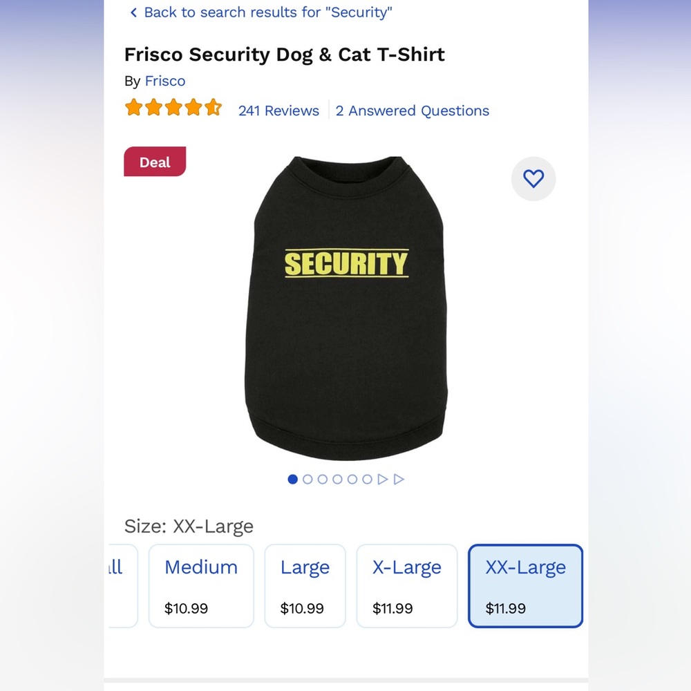 Dog tee